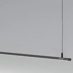 Set de 2 cables de suspensión 2m para perfiles y carriles, negro