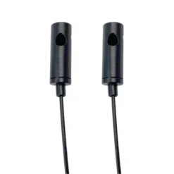 Set de 2 cables de suspensión 2m para perfiles y carriles, negro