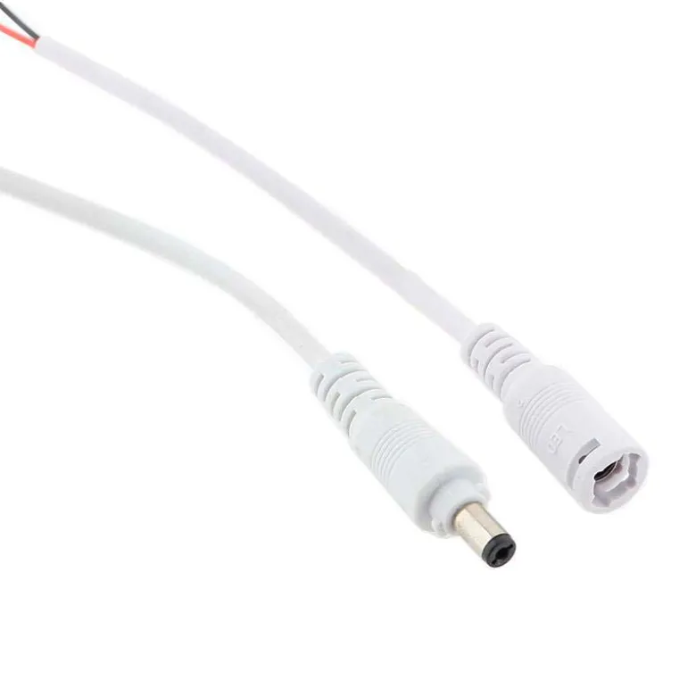 Set dos cables de conexión con conectores DC Macho-Hembra