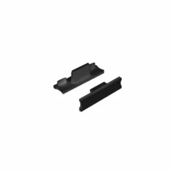Set 2 Tapas Carril SLIM, negro