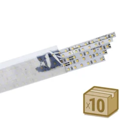 Set 10 tiras LED rígidas EPISTAR SMD2835, DC24V, 1m (90Led/m) - IP20
