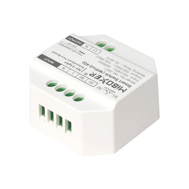 Smart Switch WiFi + 2.4G , AC100-240V, 10A, Alexa / Google Home
