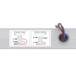 Soporte para Tubo LED T8 de 150 cm. Conexión uno o dos Laterales