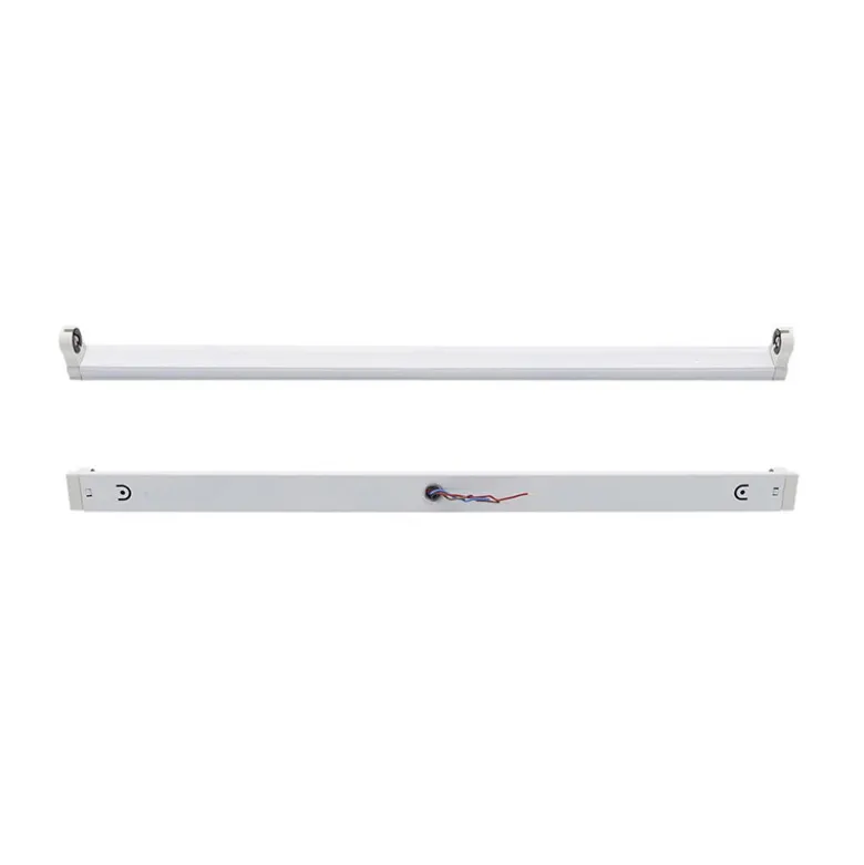 Soporte para Tubo LED T8 de 150 cm. Conexión uno o dos Laterales
