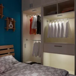 Spot Led ZOR BAR con sensor IR batería (pilas) para armarios y cajones