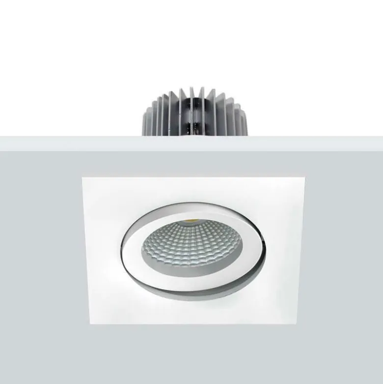 Spot MOFFI-N cuadrado 1 ARO blanco
