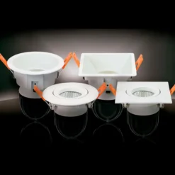 Spot MOFFI-N cuadrado 1 ARO blanco
