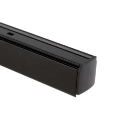 Tapa final carril trifásico, negro