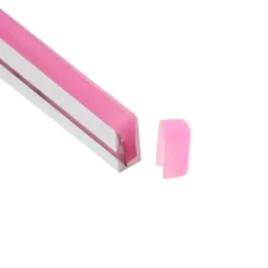Tapa NEON silicona 6x12mm color verde, interior, pack 10pcs