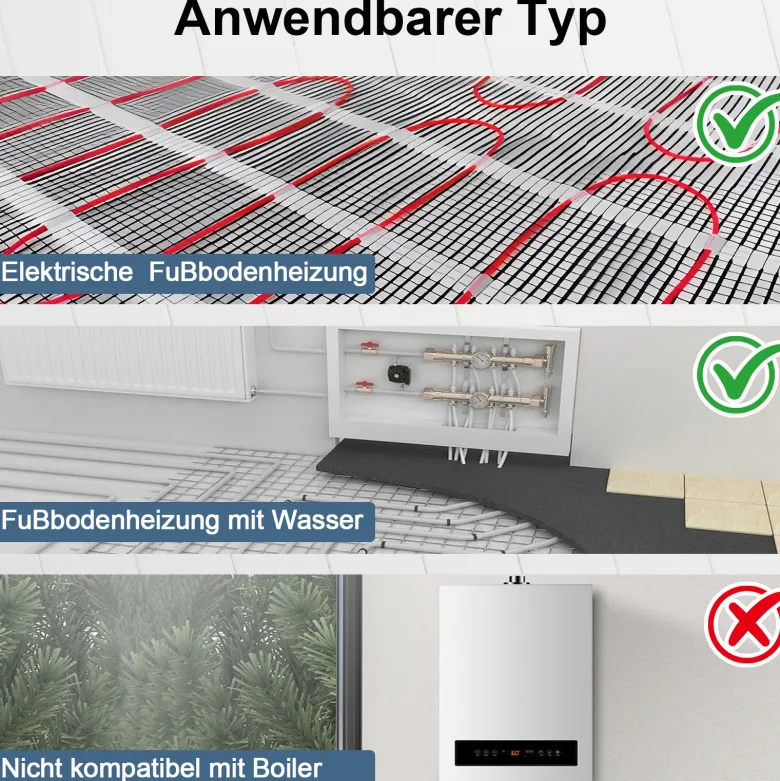 Termostato digital WiFi + ZigBee KOOB blanco