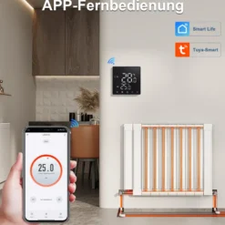 Termostato digital WiFi + ZigBee KOOB negro