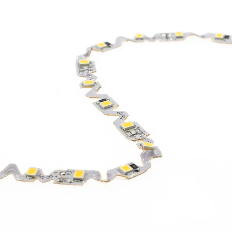 Tira contorno Zig Zag S LED SMD2835, DC12V, 5m, (60Led/m), 40W, IP20