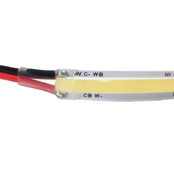 Tira LED Blanco Dual CCT COB, DC24V, 5m (608 Led/m), 70W, 2 cables, IP20