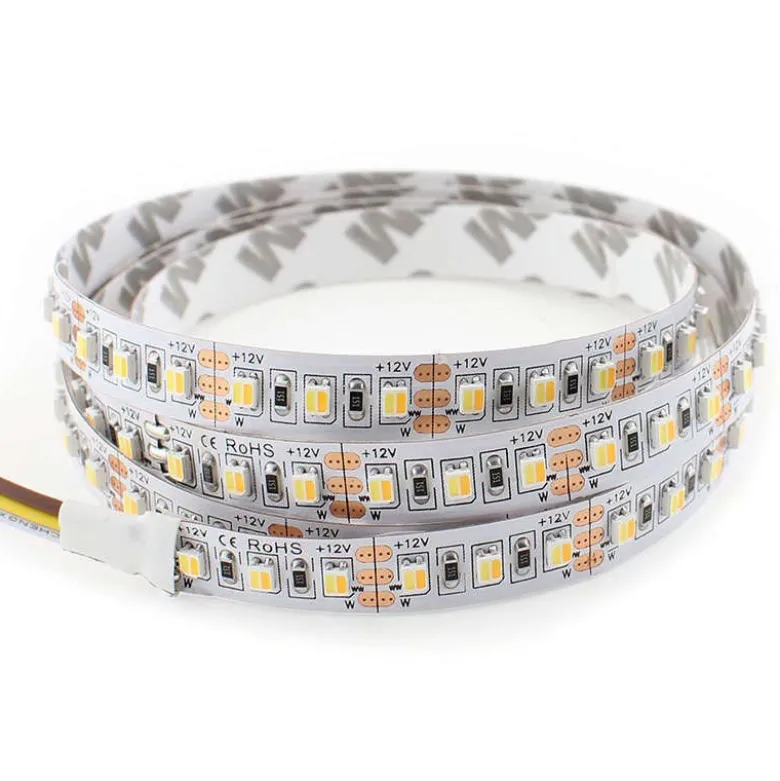Tira LED Blanco Dual SMD3528, DC12V, 5m (240 Led/m), 48W, IP20