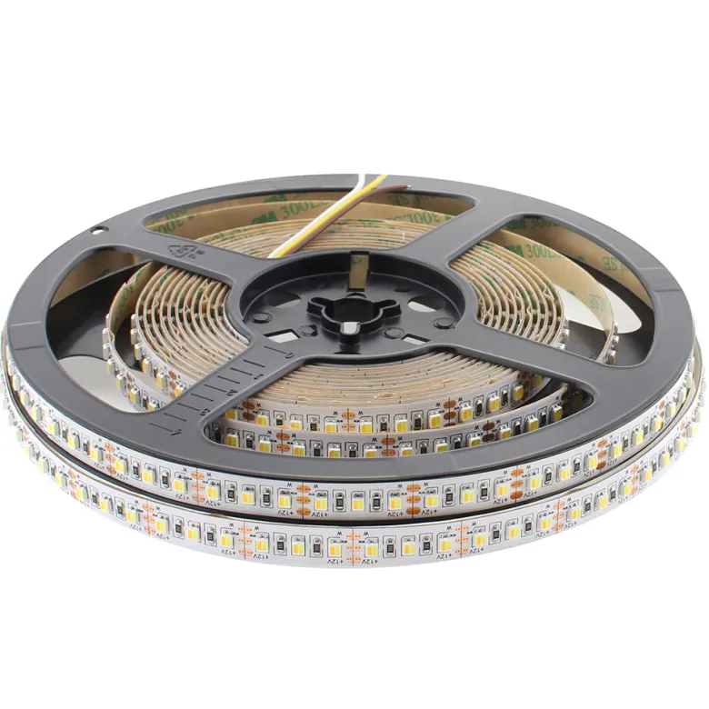 Tira LED Blanco Dual SMD3528, DC12V, 5m (240 Led/m), 48W, IP20