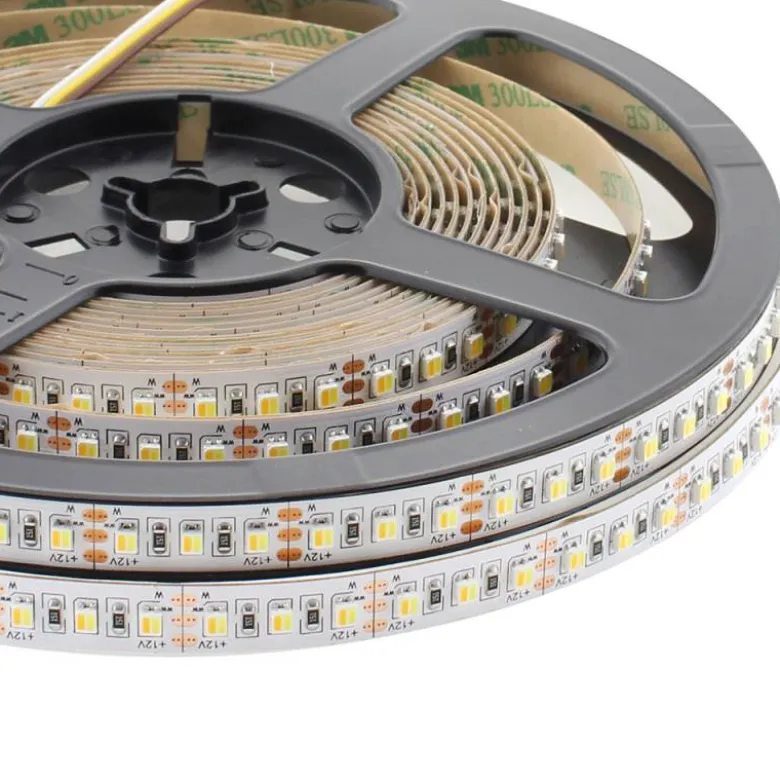Tira LED Blanco Dual SMD3528, DC12V, 5m (240 Led/m), 48W, IP20