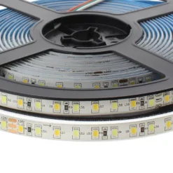 Tira LED Blanco Dual SMD2835, DC24V, 5m (120 Led/m), 80W, IP65