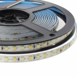 Tira LED Blanco Dual SMD2835, DC24V, 5m (120 Led/m), 80W, IP65