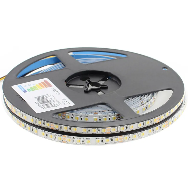 Tira LED Blanco Dual SMD3838, DC24V, 5m (240 Led/m), 90W, IP65