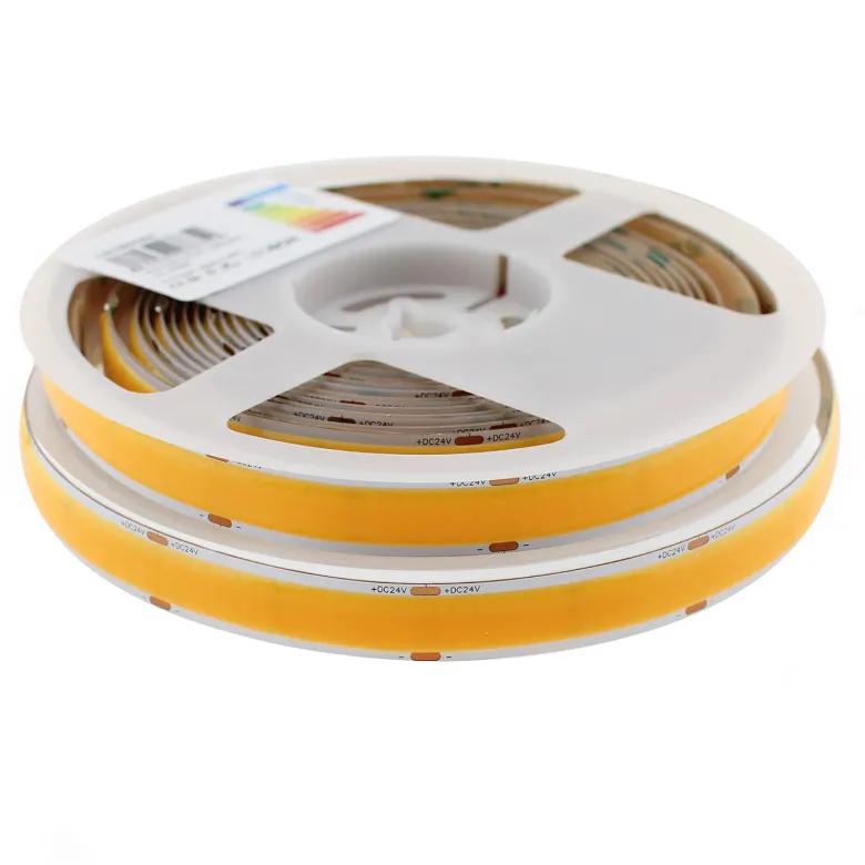 Tira LED COB, ChipLed Samsung, DC24V, 5m (960Led/m), 125W, PCB 15mm, IP20