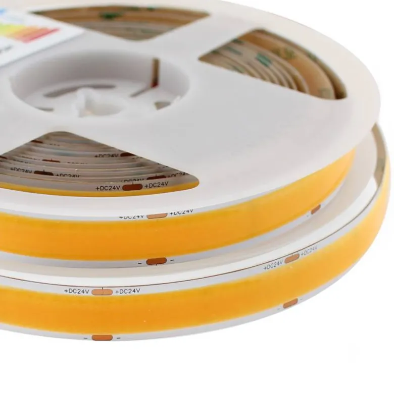 Tira LED COB, ChipLed Samsung, DC24V, 5m (960Led/m), 125W, PCB 15mm, IP20