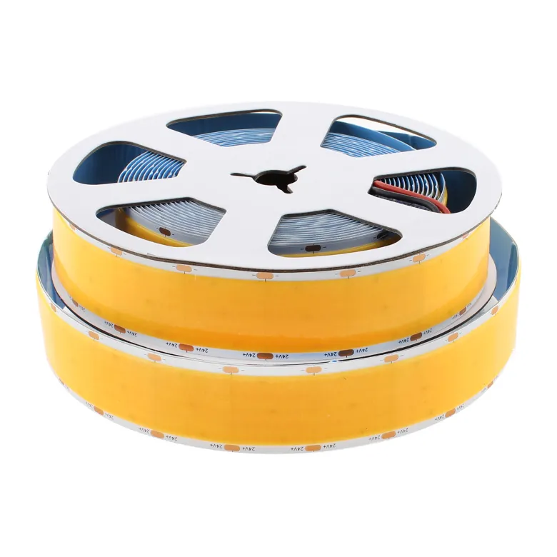 Tira LED COB, ChipLed Samsung, DC24V, 5m (1600Led/m), 200W, PCB 30mm, IP20