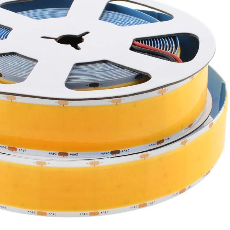 Tira LED COB, ChipLed Samsung, DC24V, 5m (1600Led/m), 200W, PCB 30mm, IP20