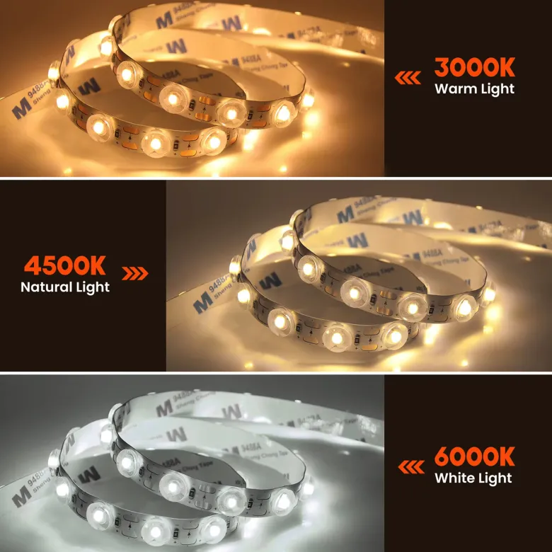 Tira LED DC24V, óptica 170º LightBOX, 10 metros, 150W, IP20, 2cm corte, CCT
