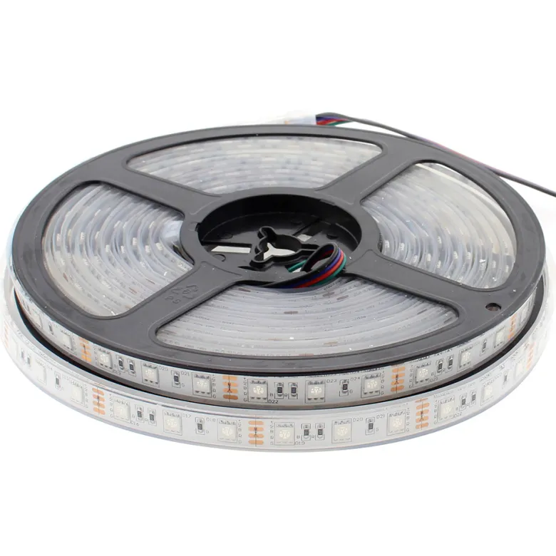Tira LED EPISTAR SMD5050, RGB, DC12V, 5m (60Led/m) - IP68
