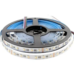 Tira LED EPISTAR SMD5050, RGB+W, DC24V, 5m (60Led/m 4 en 1) - IP20
