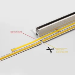 Tira LED Monocolor COB, ChipLed Samsung, DC24V, 5m (528Led/m), 65W, IP20, Corte libre