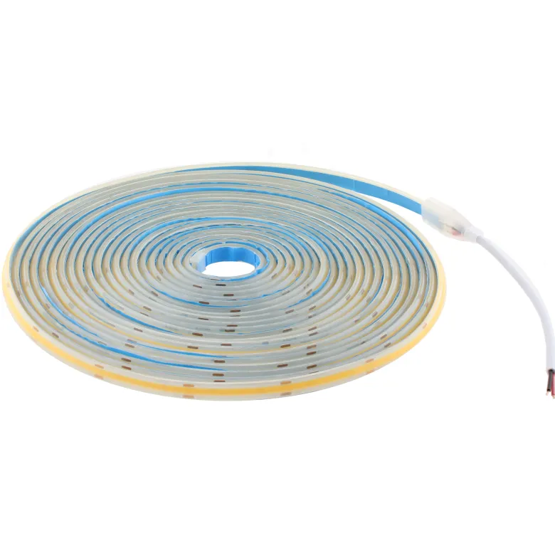 Tira LED Monocolor COB, DC24V, 10 metros (480Led/m), 100W, Silicona IP66