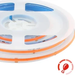 Tira LED Monocolor COB, DC24V, 5m (512Led/m), 60W, IP20, Carnes y frutas