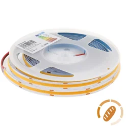 Tira LED Monocolor COB, DC24V, 5m (512Led/m), 60W, IP20, Pan y repostería