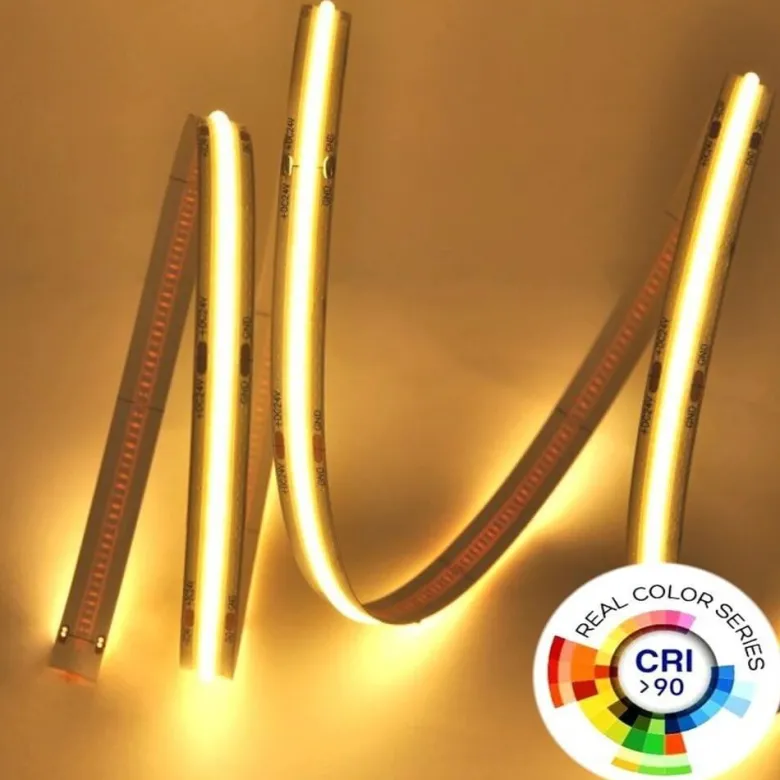 Tira LED Monocolor COB, DC24V, 5m (512Led/m), 60W, IP20, Pan y repostería
