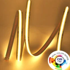 Tira LED Monocolor COB, DC24V, 5m (512Led/m), 60W, IP66, Pan y repostería