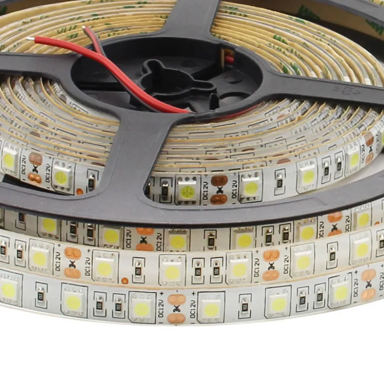 Tira LED Monocolor HQ SMD5050, DC12V, 5m (60 Led/m), 72W, IP65