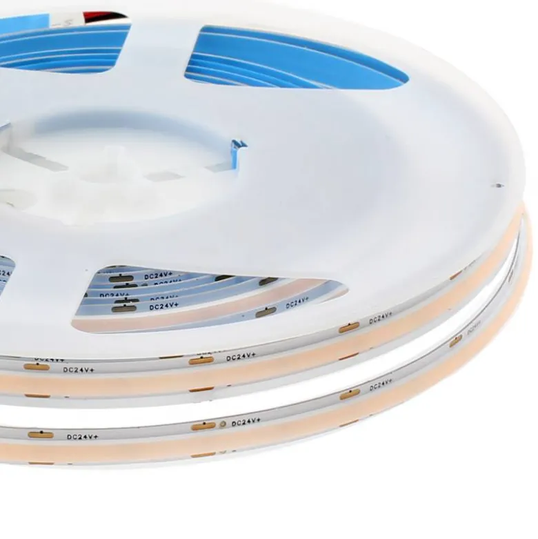 Tira LED Monocolor NEW COB, DC24V, 5m (256Led/m), 50W, IP20, CRI>90