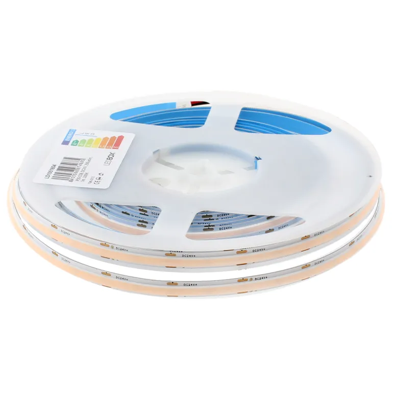 Tira LED Monocolor NEW COB, DC24V, 5m (256Led/m), 50W, IP20, CRI>90