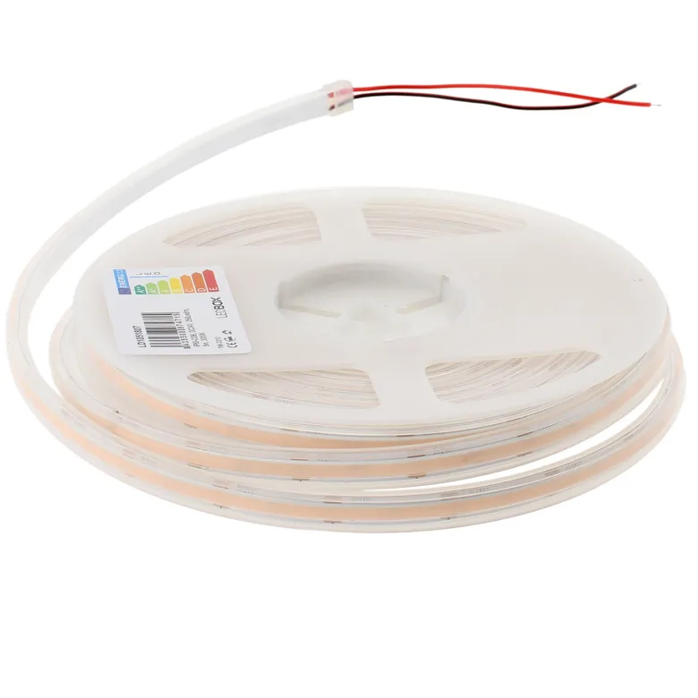 Tira LED Monocolor NEW COB, DC24V, 5m (256Led/m), 50W, IP66, CRI>90