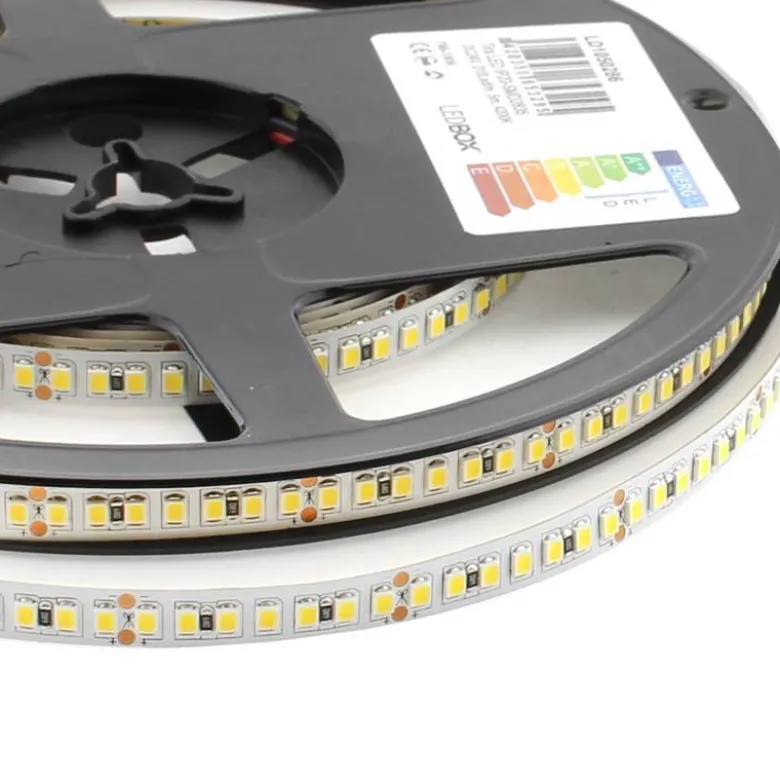 Tira LED Monocolor SMD2835, ChipLed Samsung, DC24V, 5m (210Led/m), 110W, CRI 95 - IP20