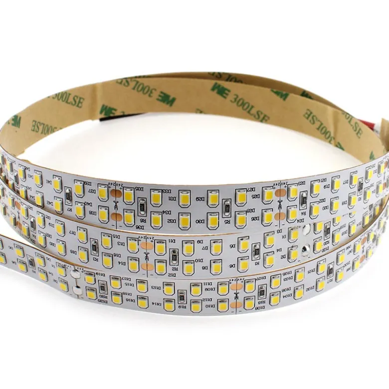 Tira LED Monocolor SMD2835, ChipLed Samsung, DC24V, 5m (240Led/m), 2 filas, 175W, IP20