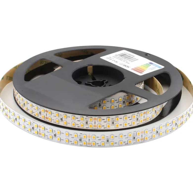 Tira LED Monocolor SMD2835, ChipLed Samsung, DC24V, 5m (240Led/m), 2 filas, 175W, IP20