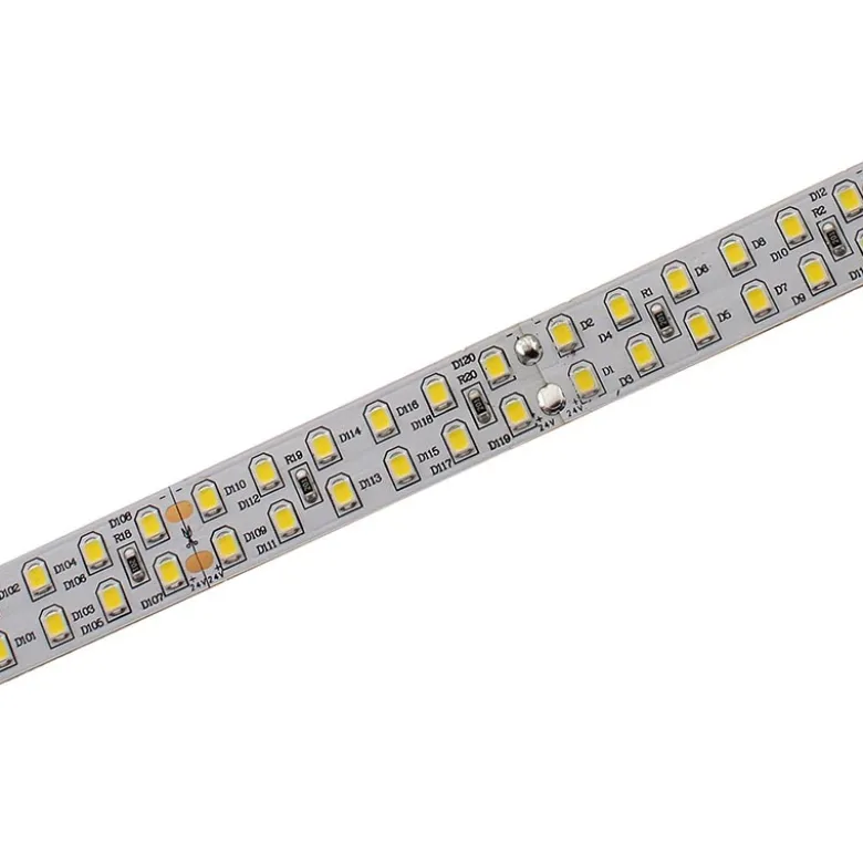 Tira LED Monocolor SMD2835, ChipLed Samsung, DC24V, 5m (240Led/m), 2 filas, 175W, IP20