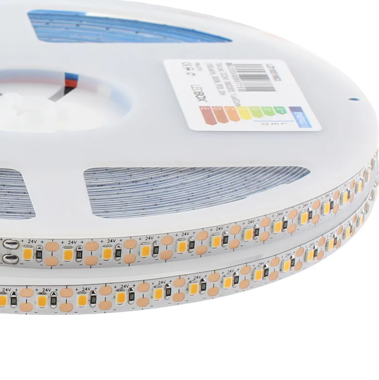Tira LED Monocolor SMD2835, ChipLed Samsung, DC24V, 20 metros (100Led/m), Corte 10mm, 160W, IP20