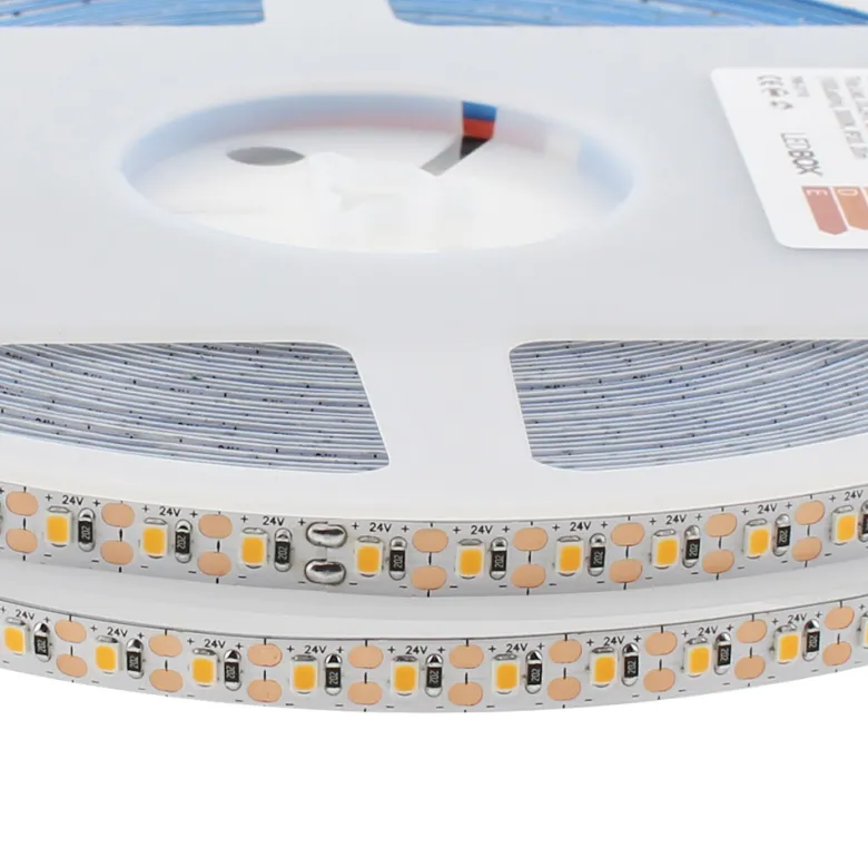 Tira LED Monocolor SMD2835, ChipLed Samsung, DC24V, 20 metros (100Led/m), Corte 10mm, 160W, IP20