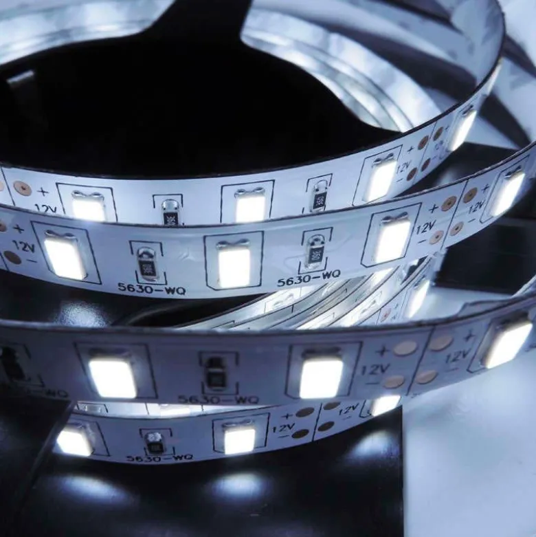 Tira LED Monocolor SMD5630, DC24V CC, 5m (70 Led/m) - Sensor Temperatura, 75W, IP20