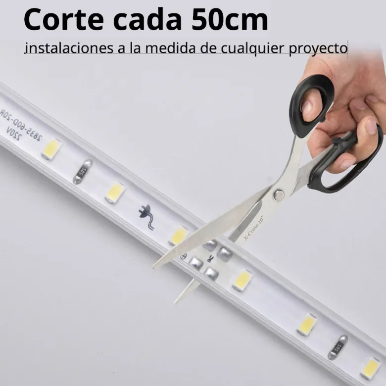 Tira LED Monocolor SMD2835, DC24V, 1 metro (120Led/m), 10W, IP66