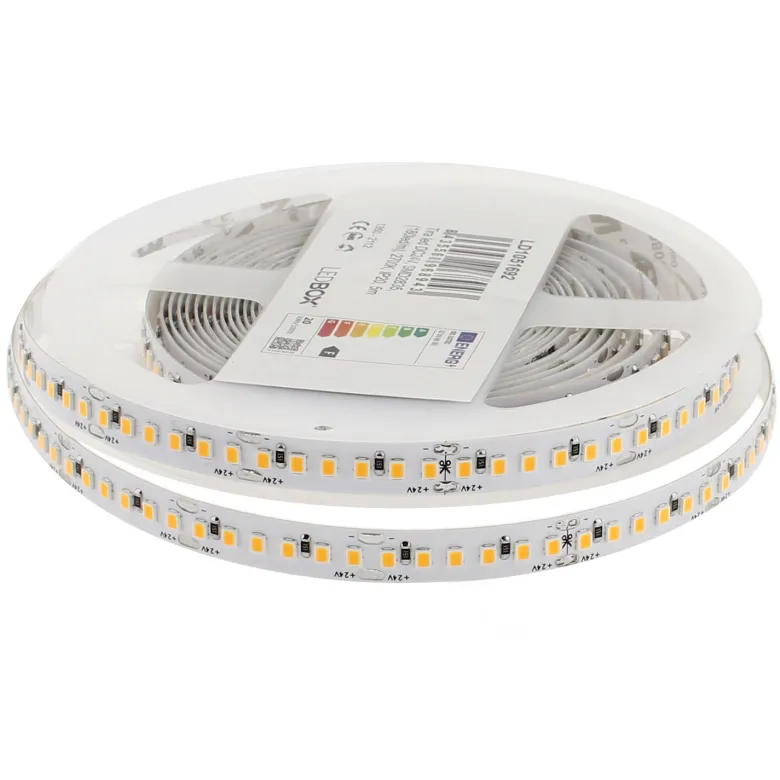 Tira LED Monocolor SMD2835, DC24V, 5m (120Led/m), 60W, IP20