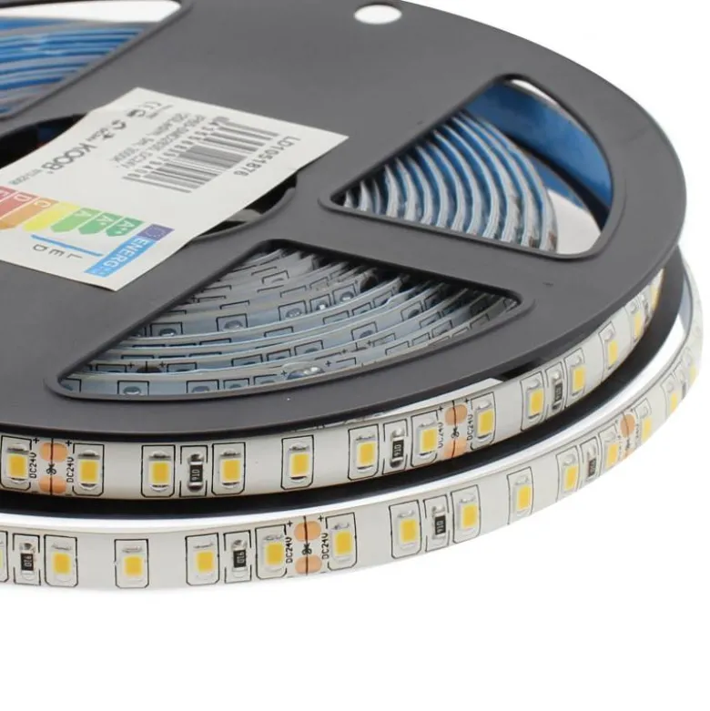Tira LED Monocolor SMD2835, DC24V, 5m (120Led/m), 80W, IP65
